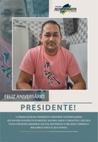 A Câmara Municipal parabeniza o seu presidente, vereador Aussemir Almeida, pelo seu aniversário.
