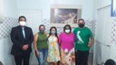 A presidente da União das Câmaras e Vereadores do Estado de Rondônia Rosária Helena esteve visitando a Câmara de Candeias do Jamari