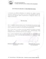 ATO DE Nº. 038/2022 DA PRESIDÊNCIA