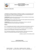 Câmara decreta ponto facultativo na próxima sexta-feira (21/11/2025)