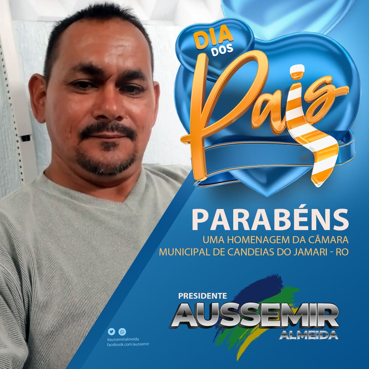 Câmara Municipal deseja um Feliz dia dos pais!