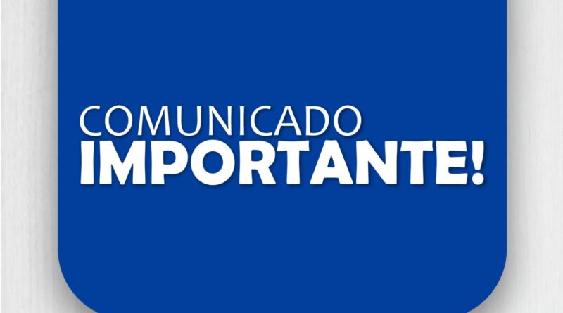 COMUNICADO!