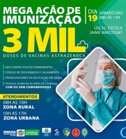 Mega Ação de Imunização em Candeias do Jamari