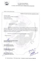 Mesa Diretora reitera oficio para o Executivo solicitando a Lei Orçamentária 