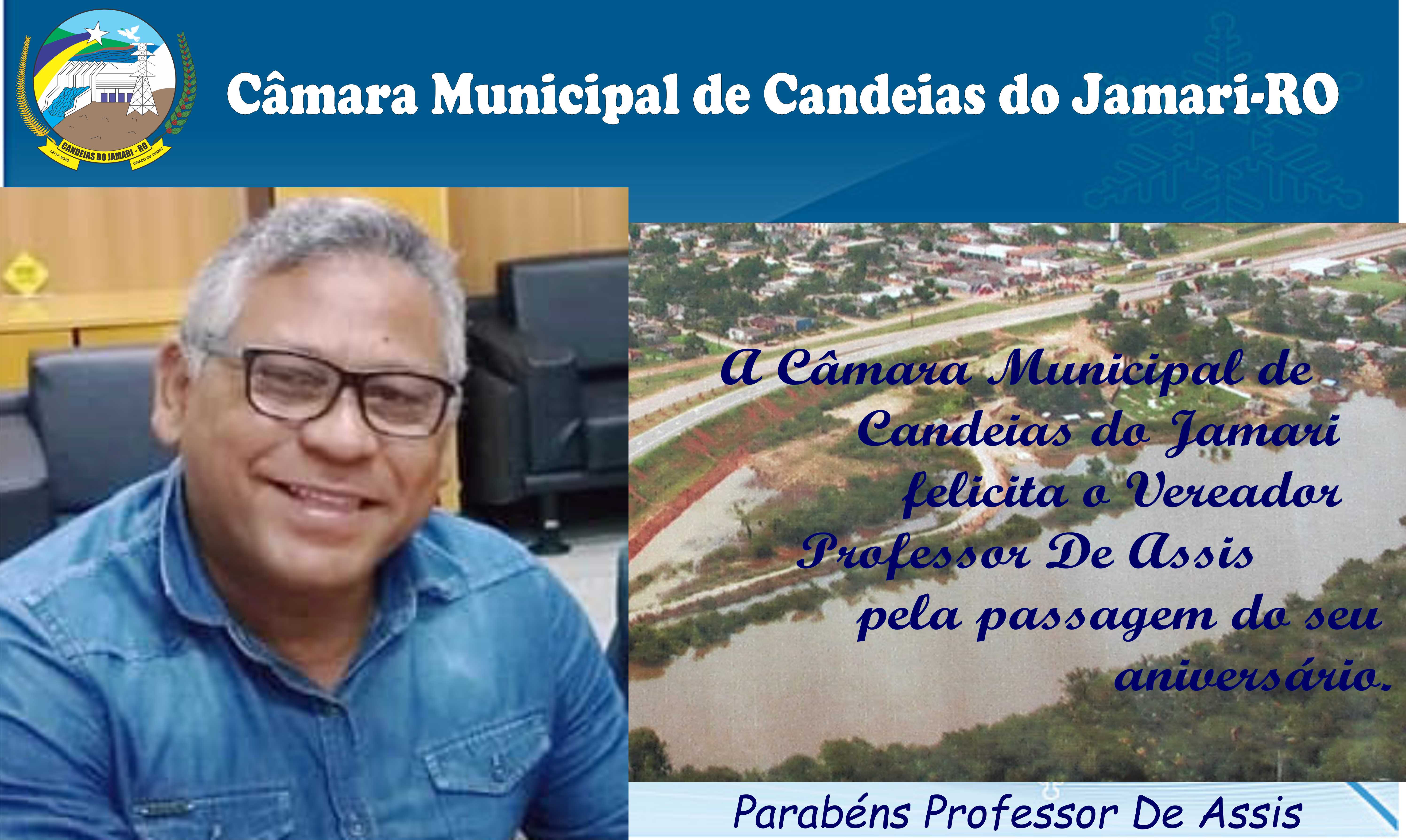 PARABÉNS VEREADOR DE ASSIS
