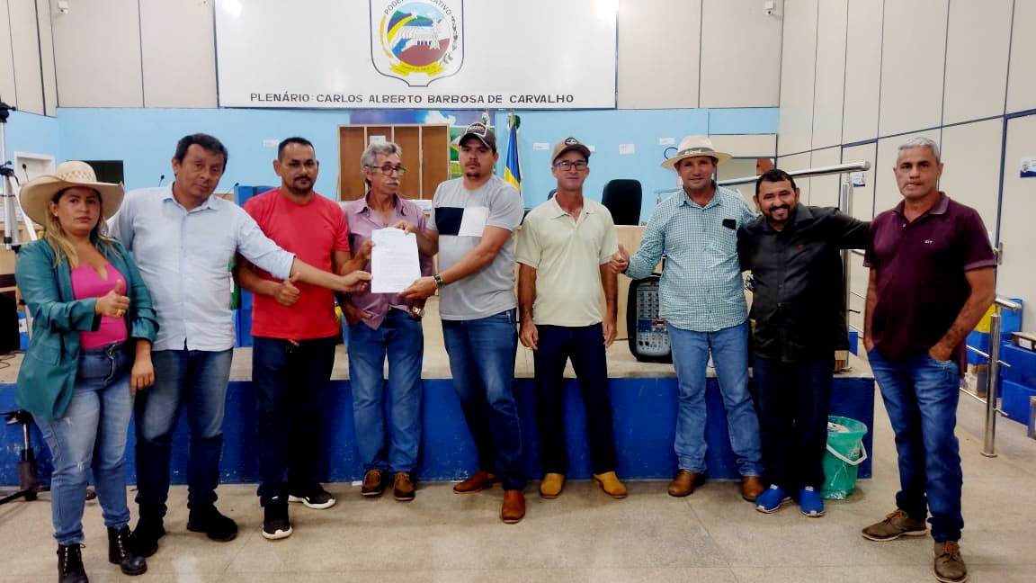 Poder Legislativo de Candeias do Jamari recebe a comissão do Distrito de Nova Samuel