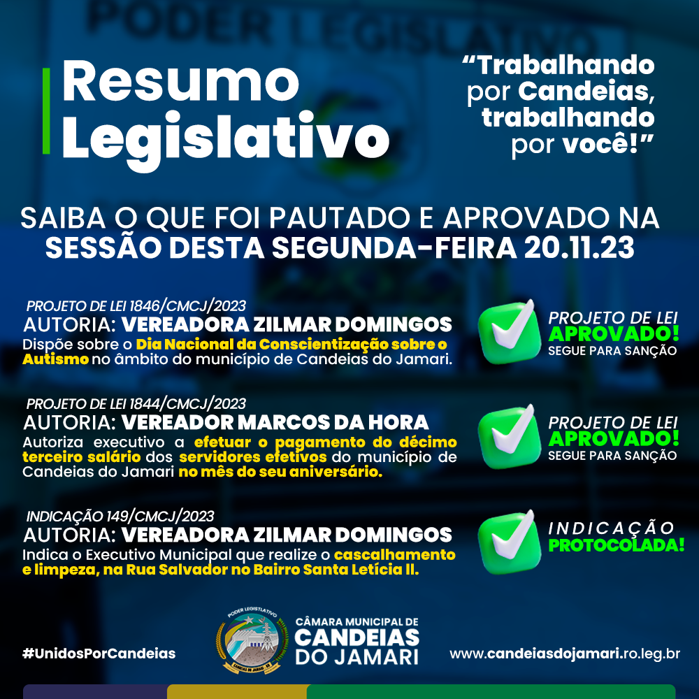 RESUMO LEGISLATIVO