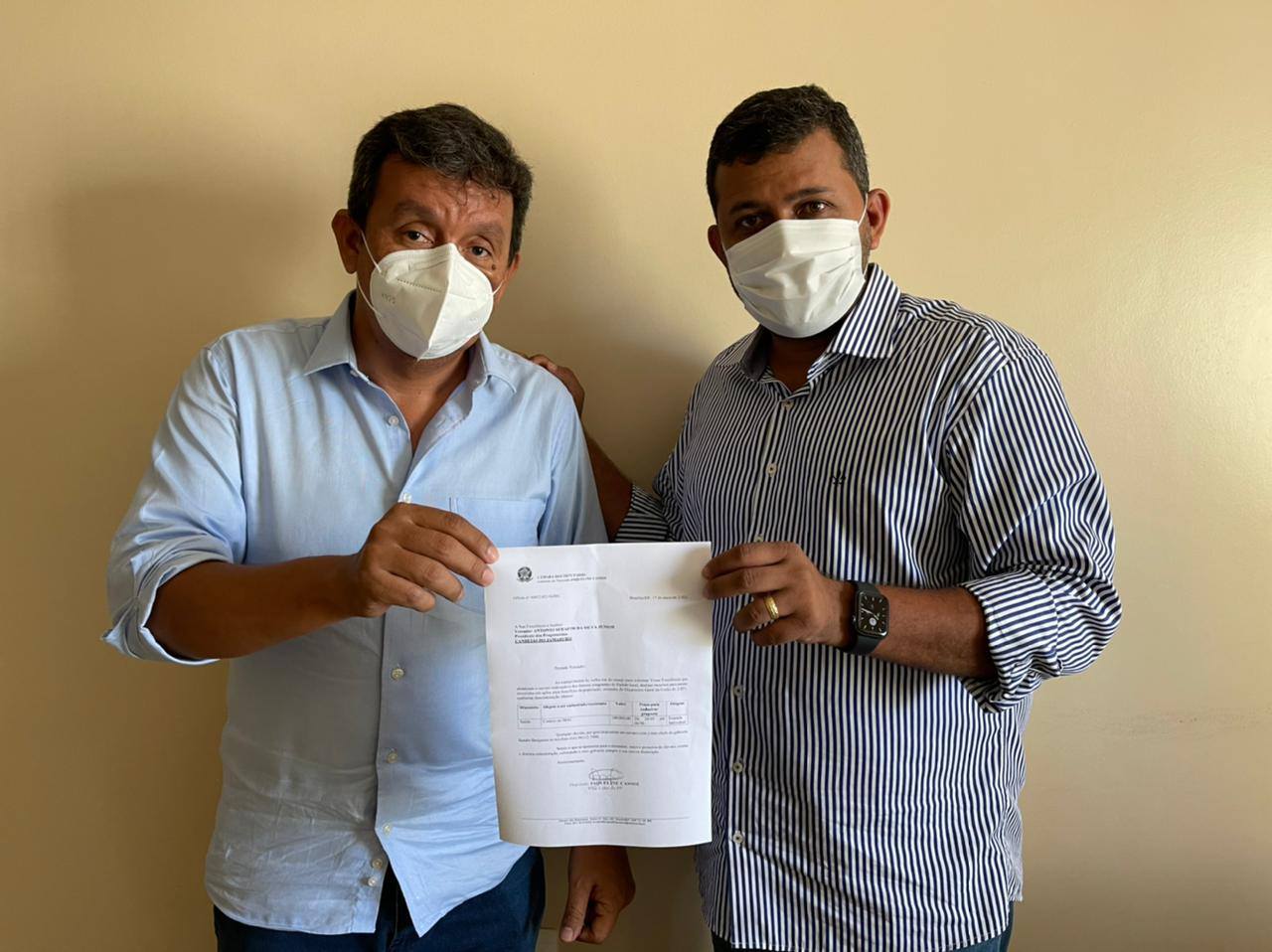 VEREADOR JUNIOR SILVA CONSEGUE EMENDA PARLAMENTAR NO VALOR DE 100 MIL REAIS PARA ÁREA DA SAÚDE DE CANDEIAS 